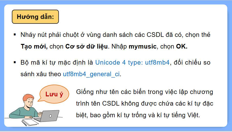 Giáo án Tin học 11 Bài 19: Thực hành tạo lập cơ sở dữ liệu và các bảng