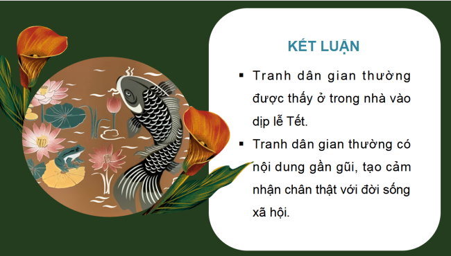 PowerPoint Mĩ thuật 4 Chủ đề 2: Một số dạng không gian trong tranh dân gian Việt Nam