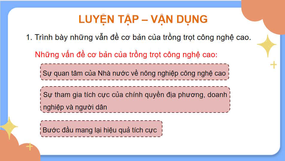 Công nghệ 10 Ôn tập chương VII