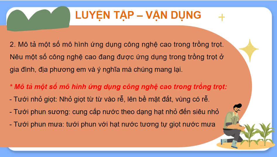Công nghệ 10 Ôn tập chương VII