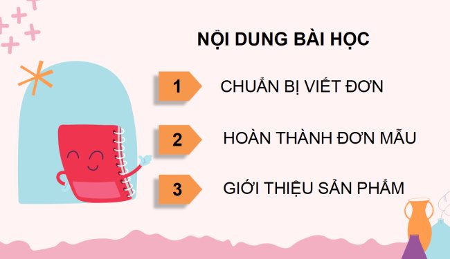 PowerPoint Bài 6: Làm đơn xin cấp thẻ đọc sách