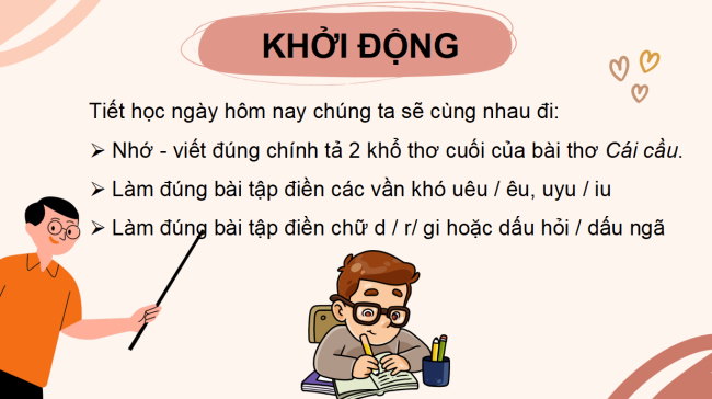 PowerPoint Bài 7: Nhớ - viết Cái cầu