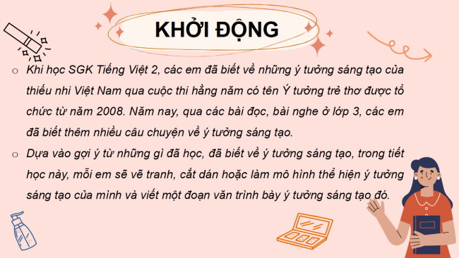 PowerPoint Bài 7: Ý tưởng của em