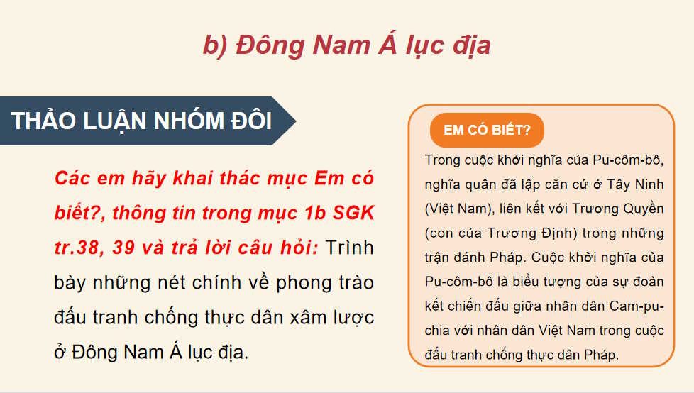 Hành trình đi đến độc lập dân tộc ở Đông Nam Á