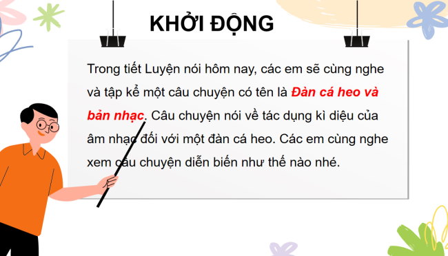 PowerPoint Tiếng Việt 3 Bài 9: Kể chuyện Đàn cá heo và bản nhạc