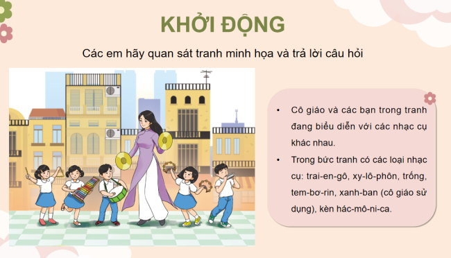 PowerPoint Âm nhạc 3 Chủ đề 1 Tiết 1: Hát - Nhịp điệu vui