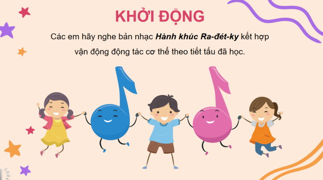 PowerPoint Âm nhạc 3 Chủ đề 1 Tiết 3: Đọc nhạc bài 1. Vận dụng: Chuyền bóng hoặc đồ vật theo tiếng đàn