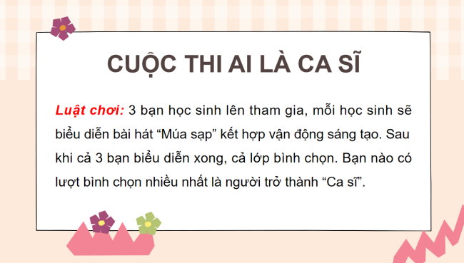 PowerPoint Âm nhạc 3 Chủ đề 4 Tiết 3