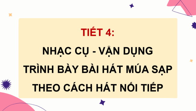 PowerPoint Âm nhạc 3 Chủ đề 4 Tiết 4