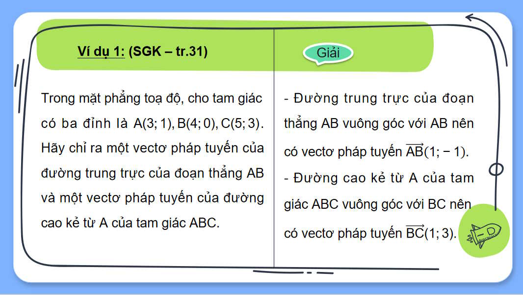 Giáo án Toán 10 Bài 19: Phương trình đường thẳng