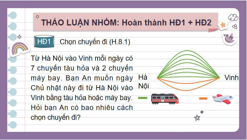 Giáo án Toán 10 Bài 23: Quy tắc đếm