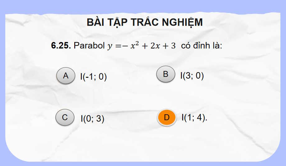 Bài tập cuối chương 6 Toán 10