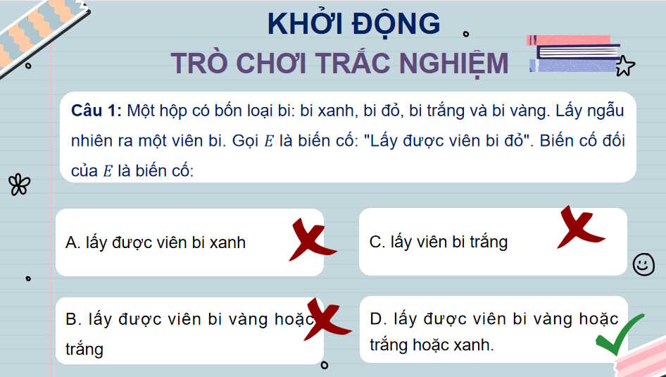 Bài tập cuối chương 9 Toán 10