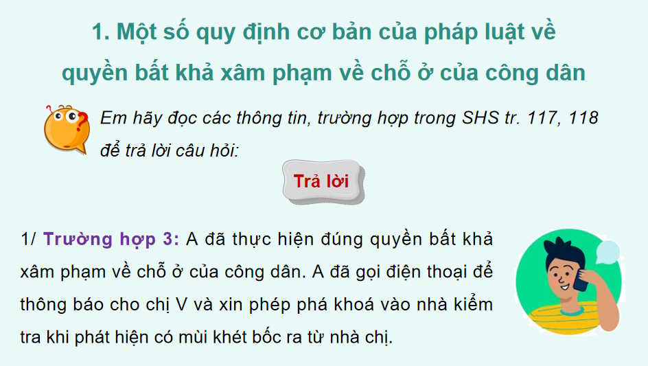 Quyền bất khả xâm phạm về chỗ ở của công dân