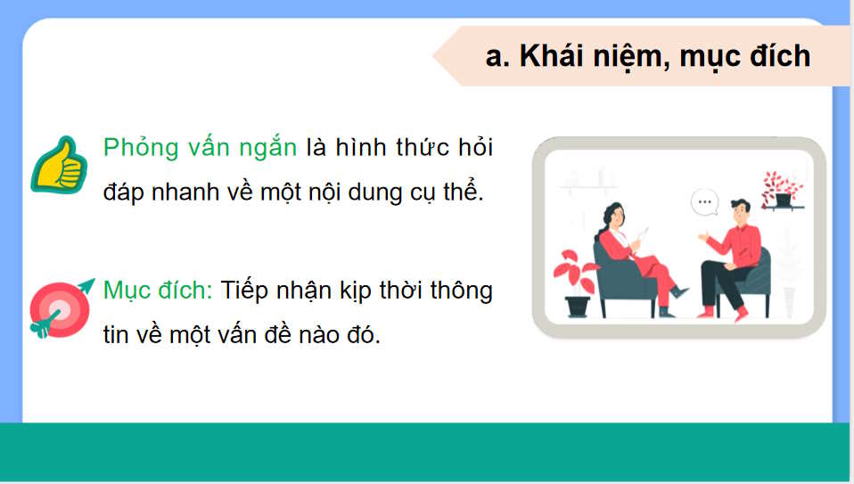 Phỏng vấn ngắn