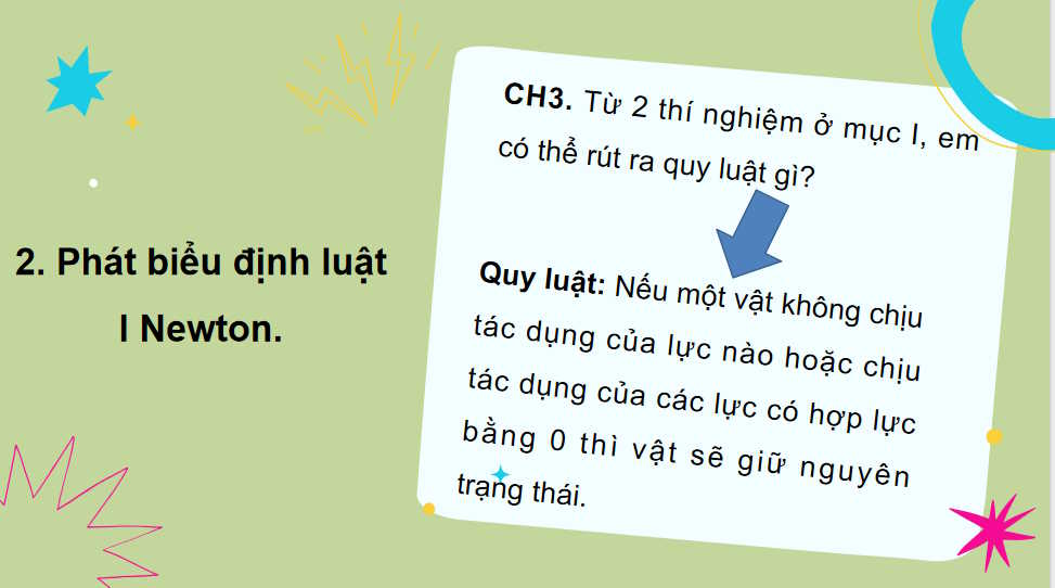 Định luật 1 Newton