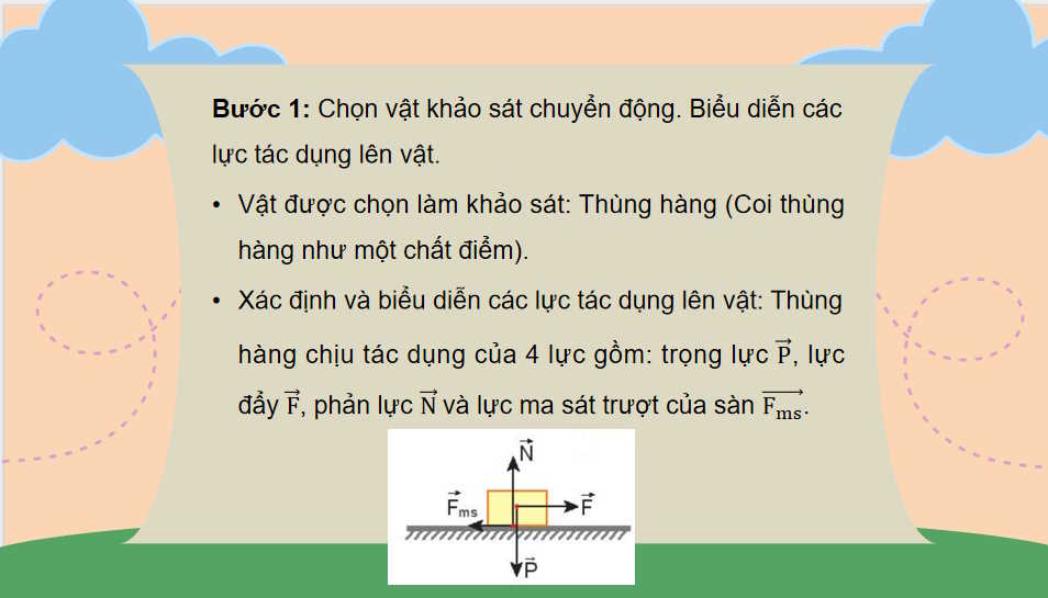 Một số ví dụ về cách giải các bài toán thuộc phần động lực học
