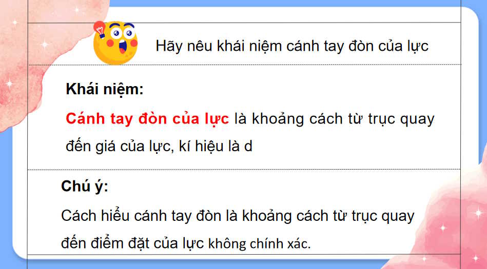 Moment lực Cân bằng của vật rắn