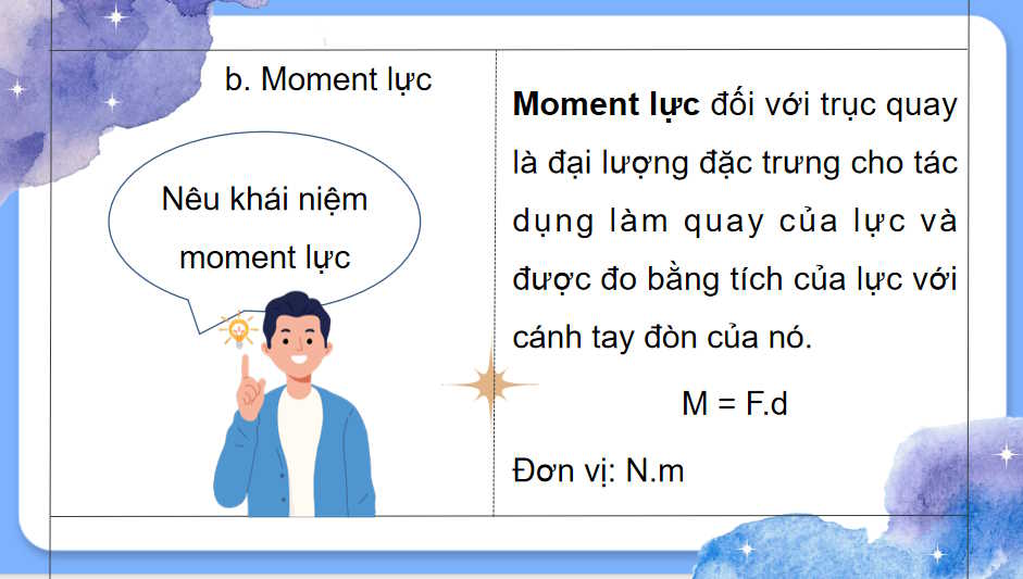 Moment lực Cân bằng của vật rắn