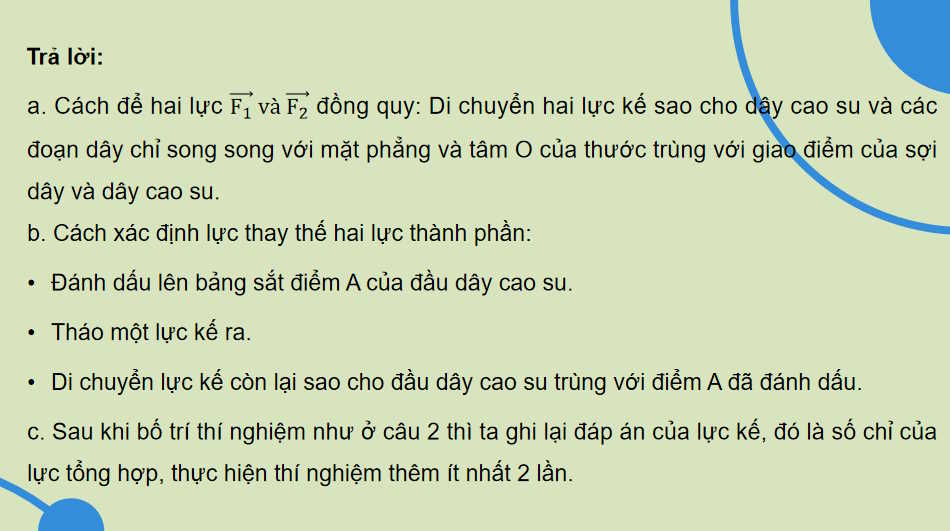 Thực hành Tổng hợp lực