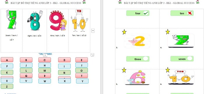 Bài tập bổ trợ tiếng Anh 3 Global Success Học kì 1