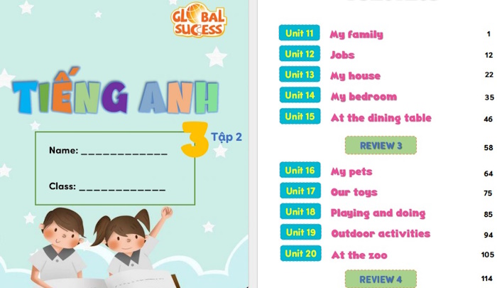 Bài tập bổ trợ tiếng Anh 3 Global Success HK2