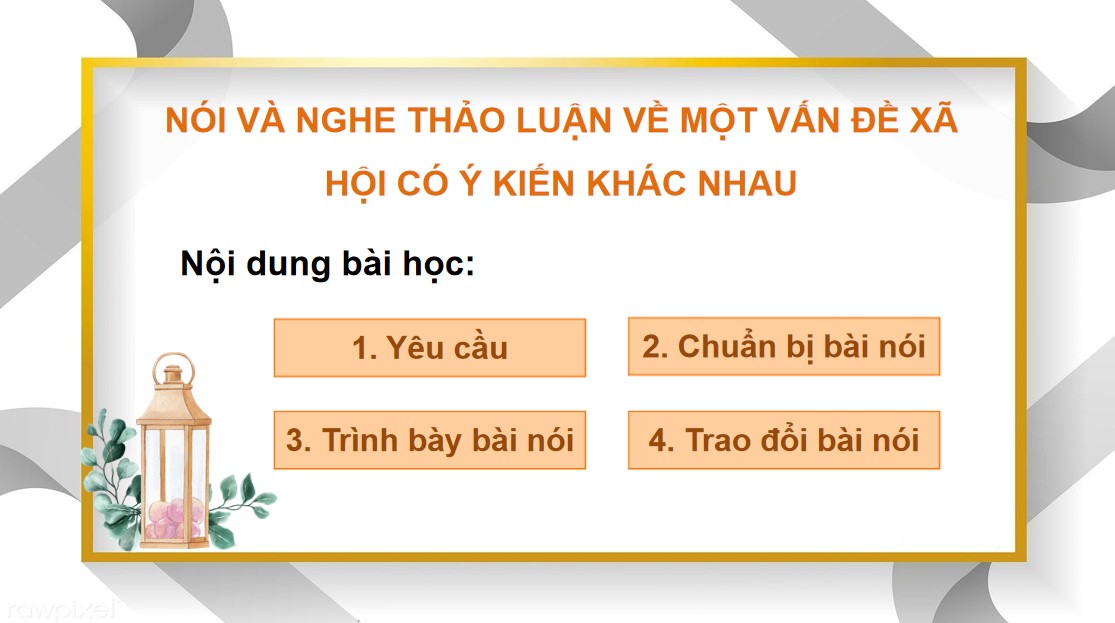 PowerPoint Bài Thảo luận về một vấn đề xã hội có ý kiến khác nhau Văn 10 Kết nối tri thức