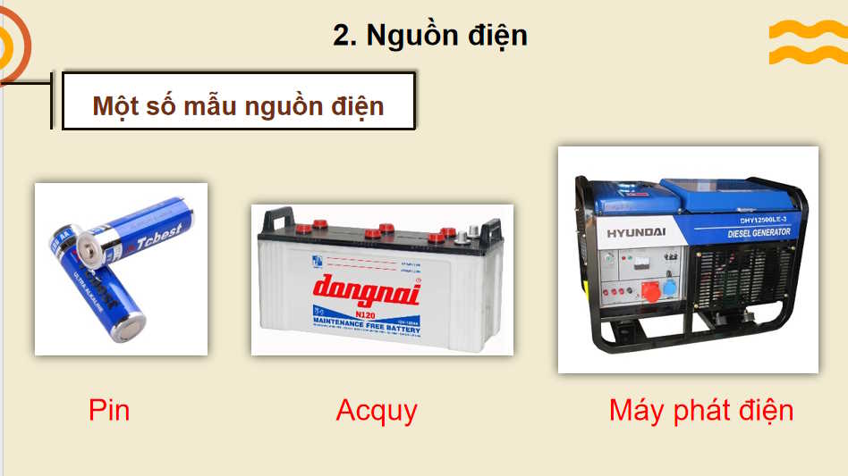 Vật lí 11 Bài 24: Nguồn điện