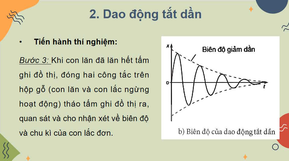 Vật lí 11 Bài 6: Dao động tắt dần Dao động cưỡng bức Hiện tượng cộng hưởng