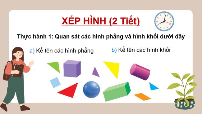 PowerPoint Toán 3: Xếp hình
