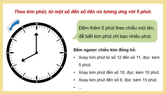 PowerPoint Toán 3: Xem đồng hồ