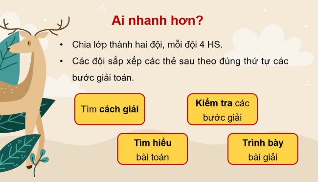 PowerPoint Toán 3: Bài toán giải bằng hai bước tính