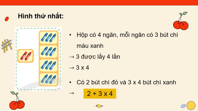 PowerPoint Toán 3: Tính giá trị của biểu thức (tiếp theo) trang 35