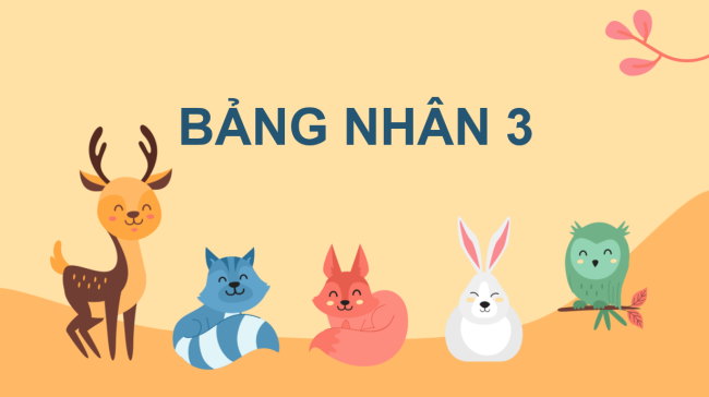 PowerPoint Toán 3: Bảng nhân 3