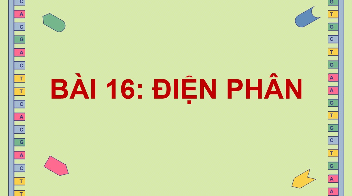 Giáo án PowerPoint Hóa 12 KNTT Bài 16