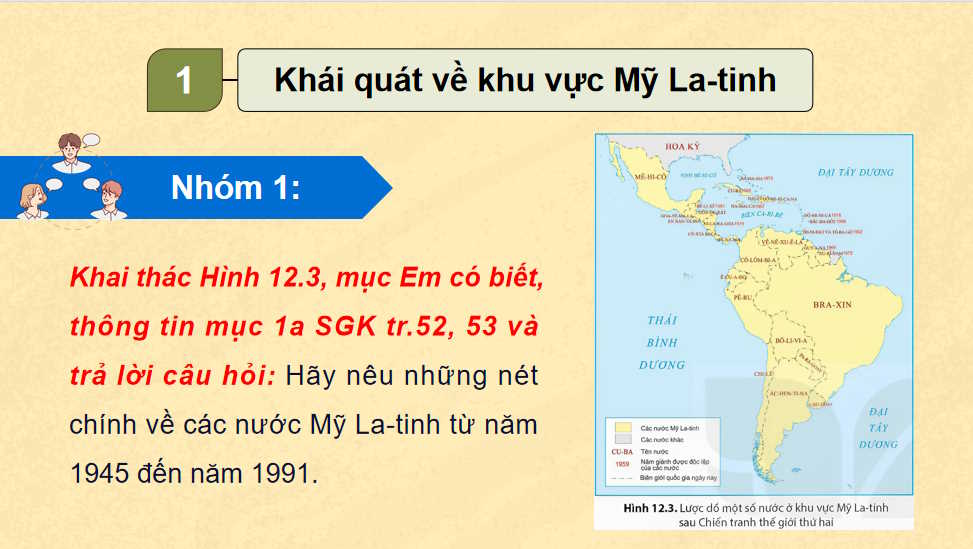 Khu vực Mỹ La-tinh và châu Á từ năm 1945 đến năm 1991