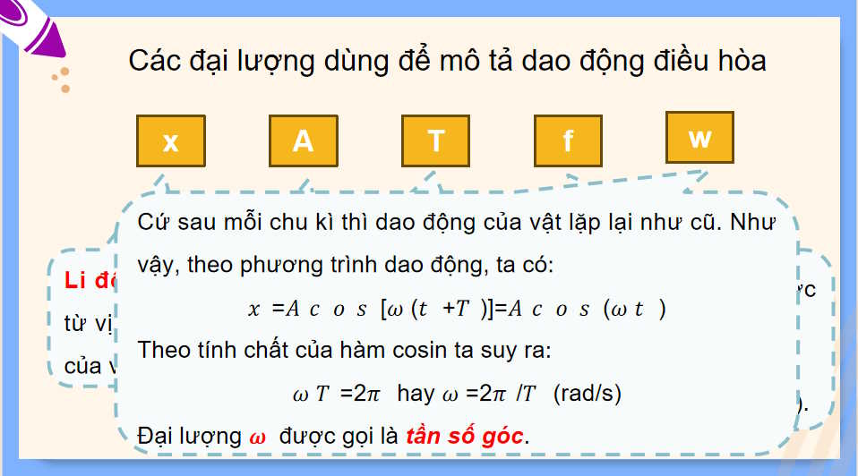 Mô tả dao động điều hòa