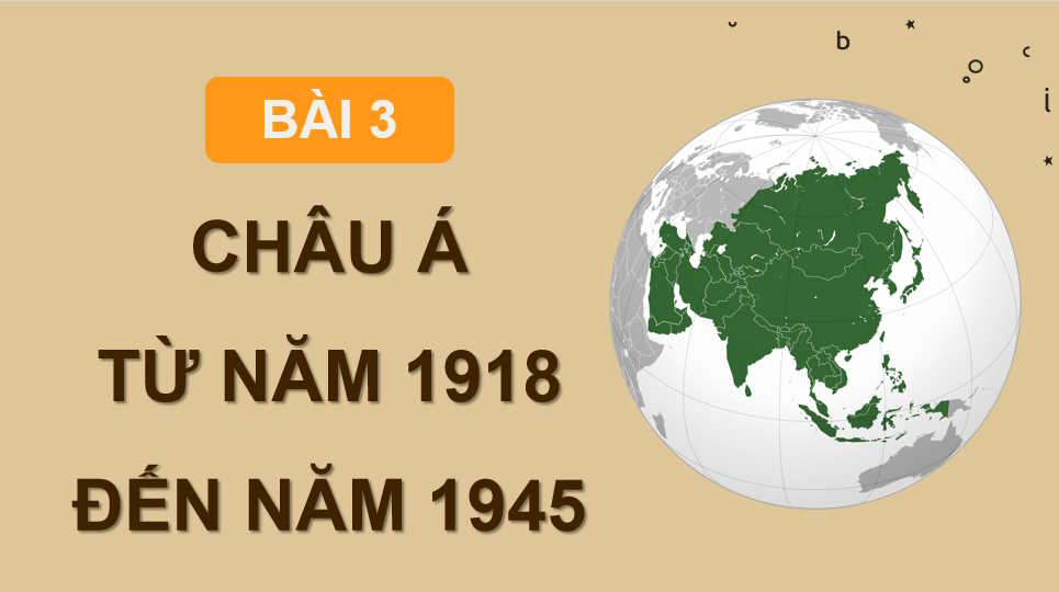 Châu Á từ năm 1918 đến năm 1945
