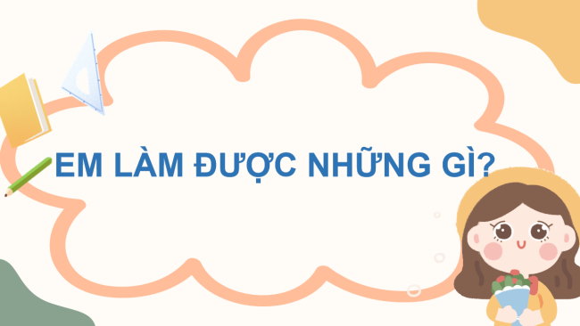 PowerPoint Toán 3: Em làm được những gì trang 57