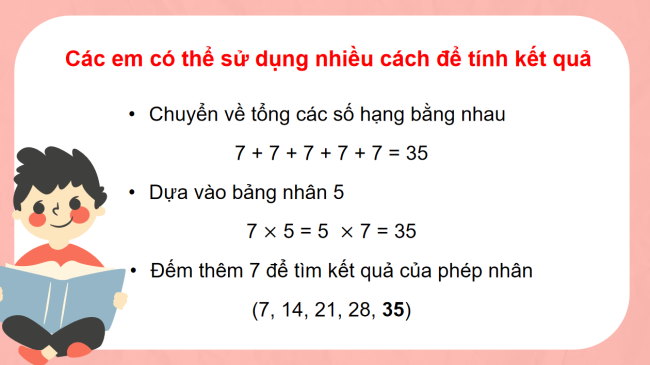 PowerPoint Toán 3: Bảng nhân 7