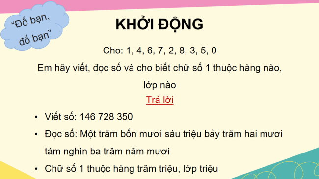 PowerPoint Toán lớp 4 Bài 25: Em vui học Toán