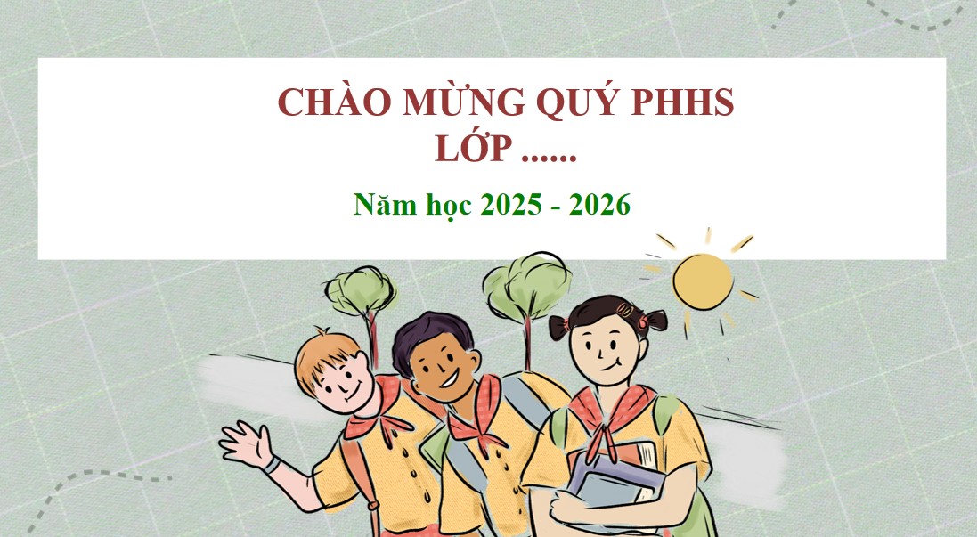 Mẫu powerpoint họp phụ huynh cuối học kì 1