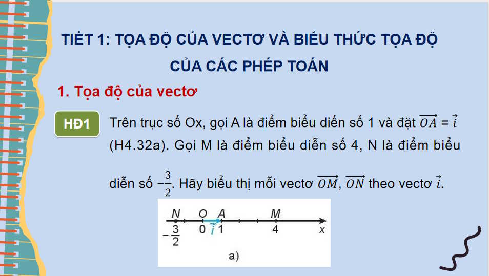 Giáo án Toán 10 Bài 10 Vectơ trong mặt phẳng tọa độ