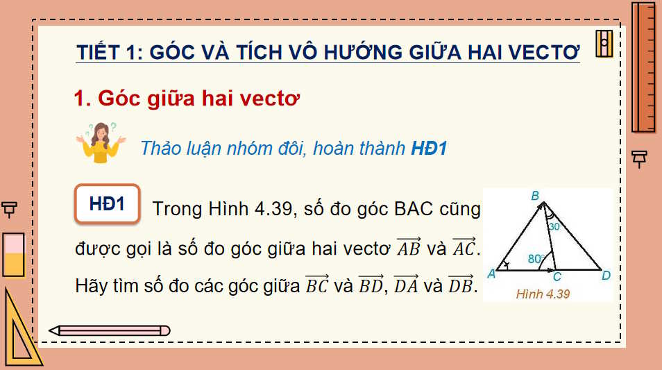 Giáo án Toán 10 Bài 11 Tích vô hướng của hai vectơ