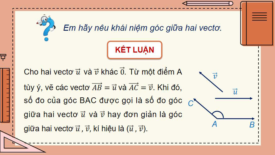 Giáo án Toán 10 Bài 11 Tích vô hướng của hai vectơ