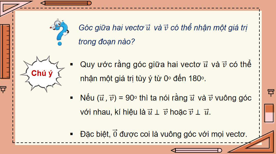 Giáo án Toán 10 Bài 11 Tích vô hướng của hai vectơ