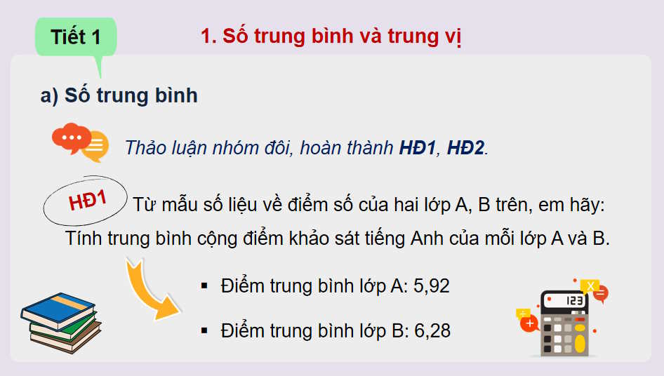 Giáo án Toán 10 Bài 13 Các số đặc trưng đo xu thế trung tâm