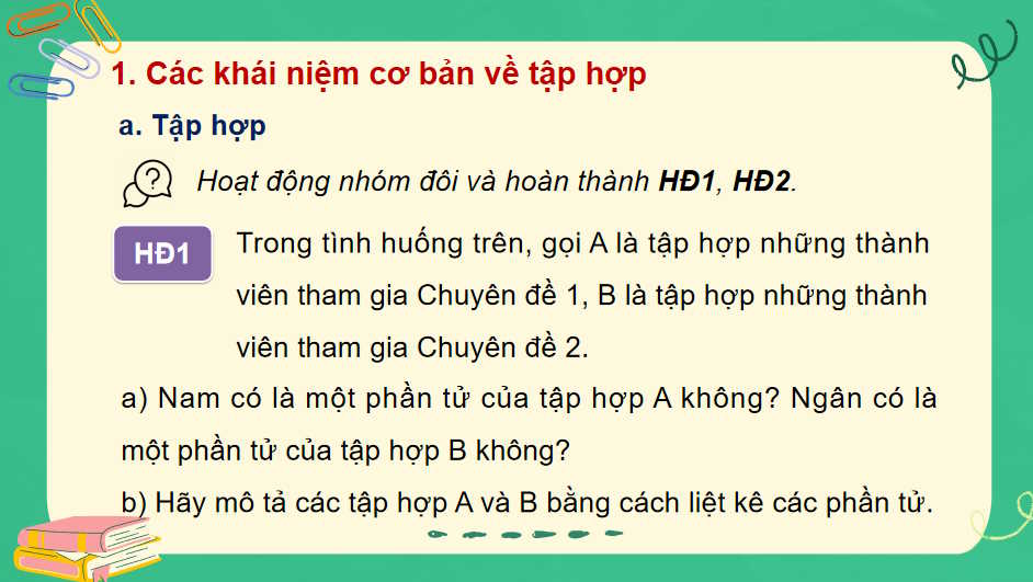 Giáo án Toán 10 Bài 2 Tập hợp và các phép toán trên tập hợp