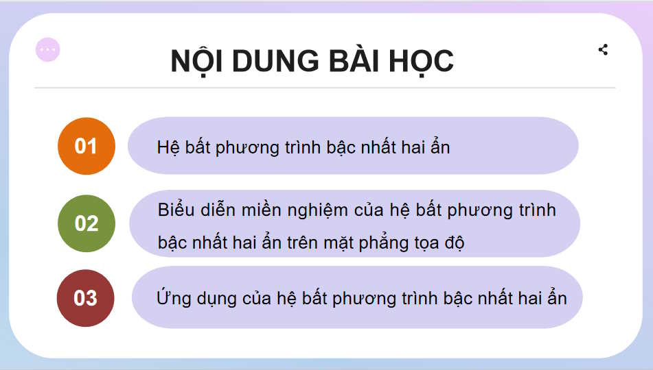 Giáo án Toán 10 Bài 4 Hệ bất phương trình bậc nhất hai ẩn