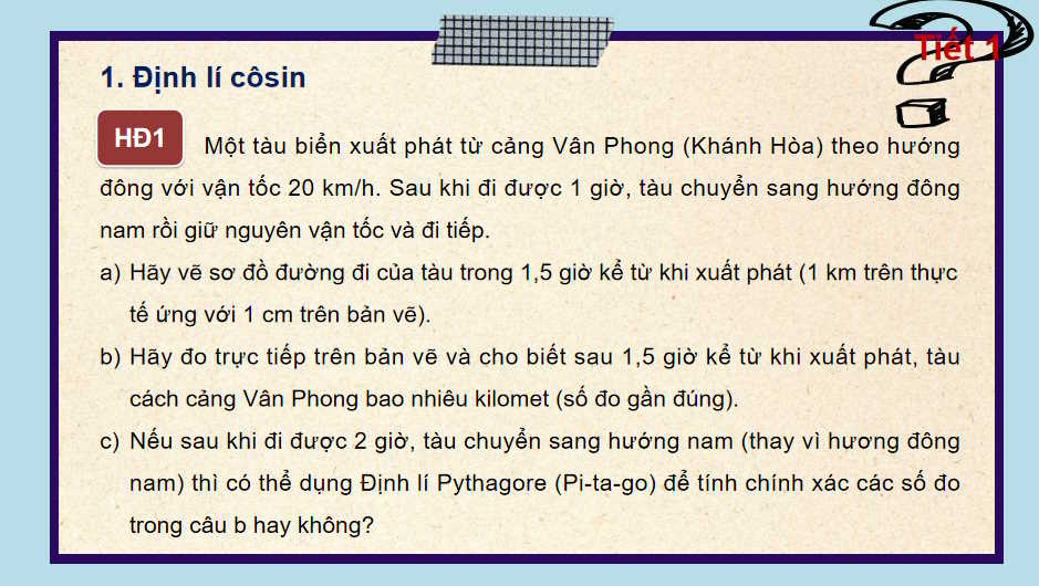 Giáo án Toán 10 Bài 6 Hệ thức lượng trong tam giác